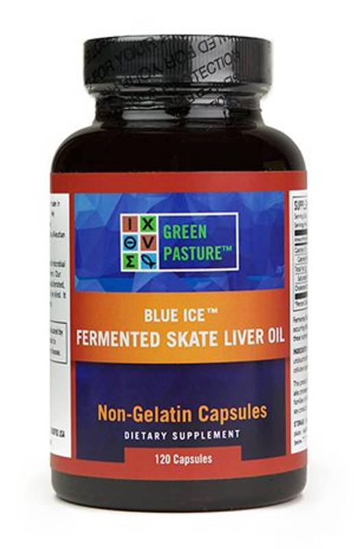 BLUE ICE Skateleverolje 120 kapsler  (med vitamin D)